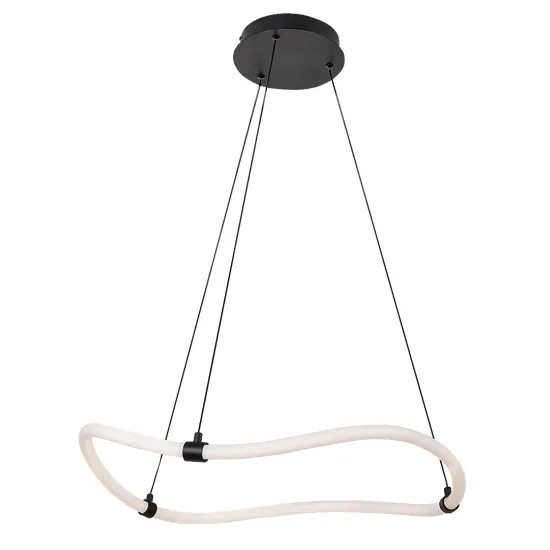 Rábalux Serena fekete LED függesztett lámpa (RAB-72253) LED 1 izzós IP20