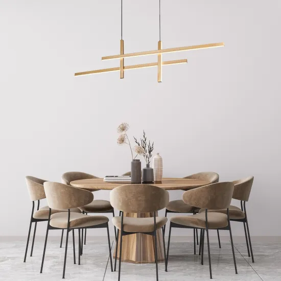 Rábalux Severine fekete-arany LED függesztett lámpa (RAB-72366) LED 1 izzós IP20