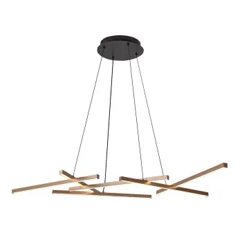 Rábalux Severine fekete-arany LED függesztett lámpa (RAB-72369) LED 1 izzós IP20