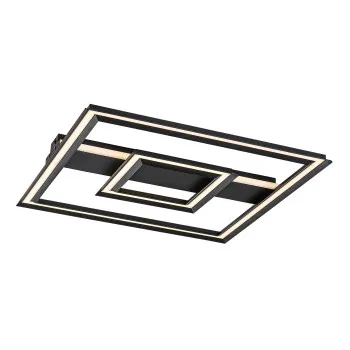 Rábalux Sidona fekete LED mennyezeti lámpa (RAB-71071) LED 1 izzós IP20