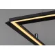 Rábalux Sidona fekete LED függesztett lámpa (RAB-72243) LED 1 izzós IP20