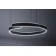 Rábalux Silnora fekete LED függesztett lámpa (RAB-72114) LED 1 izzós IP20