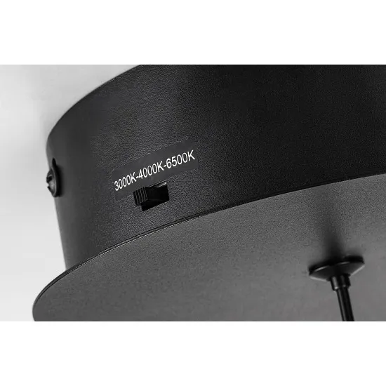 Rábalux Silnora fekete LED függesztett lámpa (RAB-72114) LED 1 izzós IP20