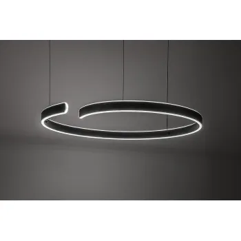 Rábalux Silnora fekete LED függesztett lámpa (RAB-72115) LED 1 izzós IP20