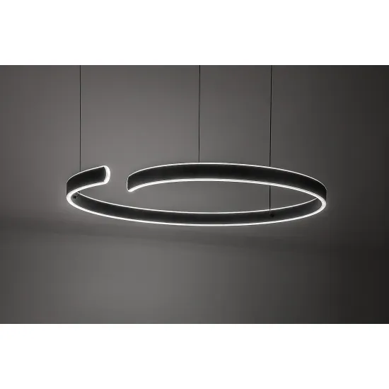 Rábalux Silnora fekete LED függesztett lámpa (RAB-72115) LED 1 izzós IP20