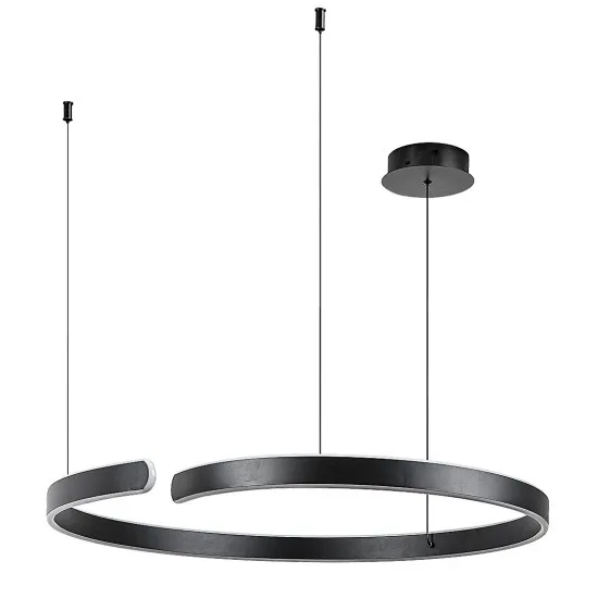 Rábalux Silnora fekete LED függesztett lámpa (RAB-72115) LED 1 izzós IP20
