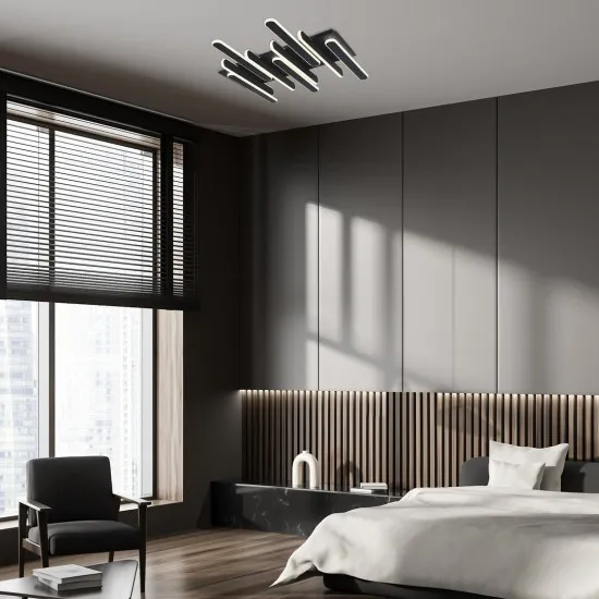 Rábalux Sindri fekete LED mennyezeti lámpa (RAB-71049) LED 1 izzós IP20 Rábalux Sindri fekete LED mennyezeti lámpa (RAB-71049) LED 1 izzós IP20