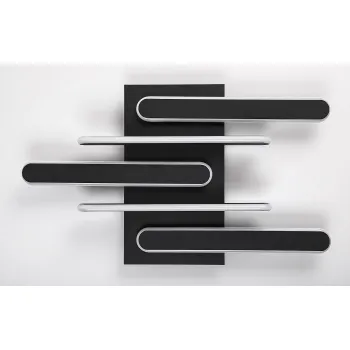 Rábalux Sindri fekete LED mennyezeti lámpa (RAB-71050) LED 1 izzós IP20