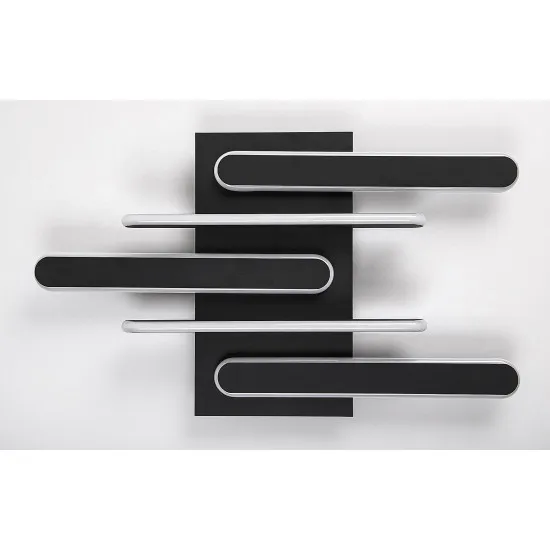 Rábalux Sindri fekete LED mennyezeti lámpa (RAB-71050) LED 1 izzós IP20