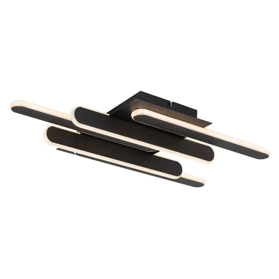 Rábalux Sindri fekete LED mennyezeti lámpa (RAB-71050) LED 1 izzós IP20