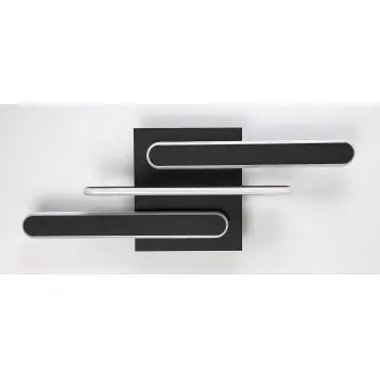 Rábalux Sindri fekete LED mennyezeti lámpa (RAB-71051) LED 1 izzós IP20