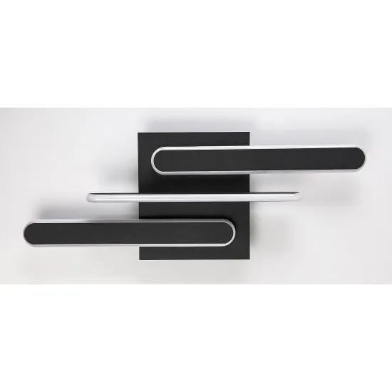 Rábalux Sindri fekete LED mennyezeti lámpa (RAB-71051) LED 1 izzós IP20