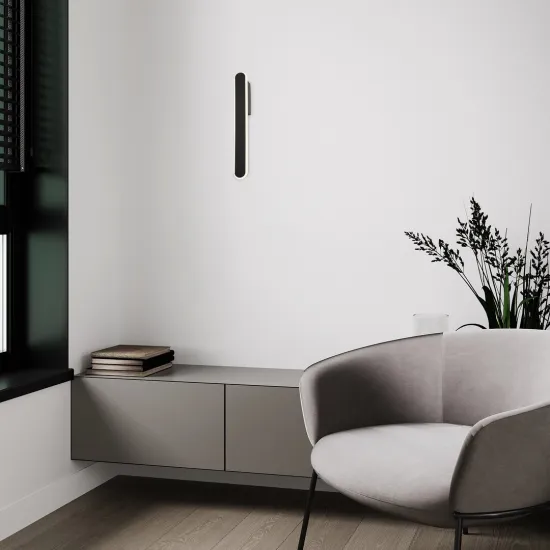 Rábalux Sindri fekete LED falikar (RAB-71087) LED 1 izzós IP20 Rábalux Sindri fekete LED falikar (RAB-71087) LED 1 izzós IP20