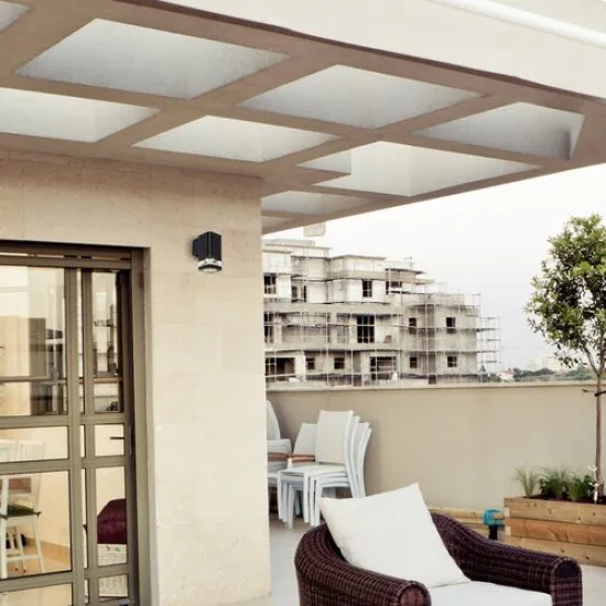 Rábalux Sintra matt fekete kültéri fali lámpa (RAB-7955) GU10 1 izzós IP44