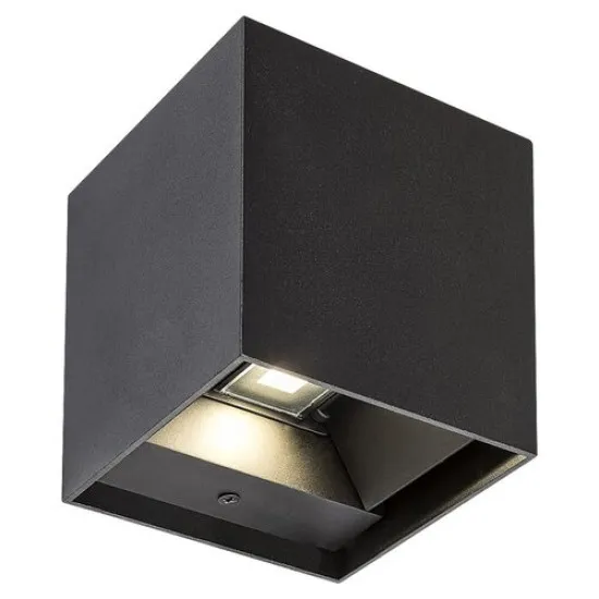 Rábalux Solin matt fekete kültéri fali lámpa (RAB-7396) G9 1 izzós IP54