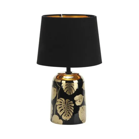 Rábalux Sonal fekete-arany asztali lámpa (RAB-4549) E14 1 izzós IP20