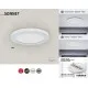 Rábalux Sonnet fehér LED beépíthető lámpa (RAB-1489) LED 1 izzós IP20