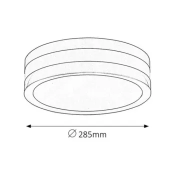 Rábalux Stuttgart matt króm-fehér kültéri mennyezeti lámpa (RAB-8220) E27 2 izzós IP44