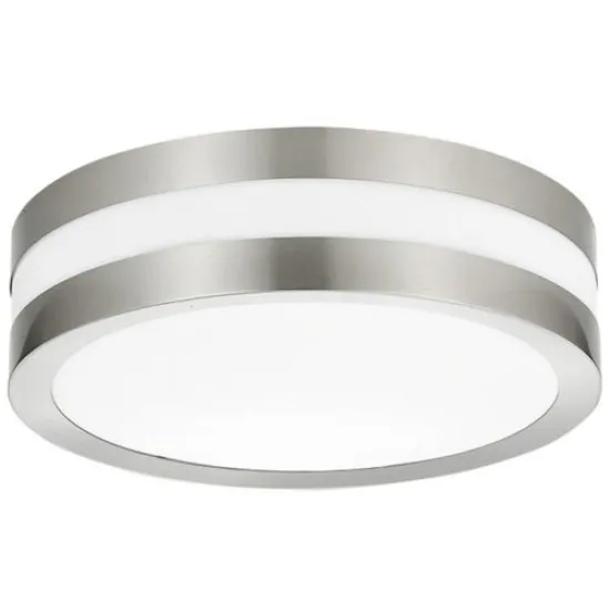 Rábalux Stuttgart matt króm-fehér kültéri mennyezeti lámpa (RAB-8220) E27 2 izzós IP44