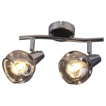 Rábalux Tamara króm-füstszínű mennyezeti spotlámpa (RAB-5347) E14 2 izzós IP20