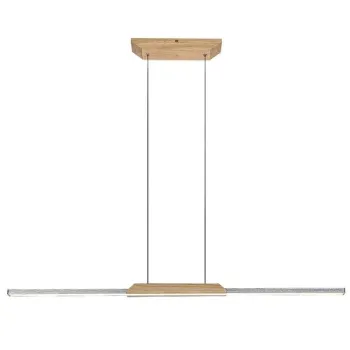 Rábalux Tamur bükk-alumínium függesztett lámpa (RAB-72084) LED 1 izzós IP20