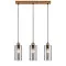 Rábalux Tanno tölgy-füstszínű függesztett lámpa (RAB-72123) E27 3 izzós IP20