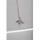 Rábalux Tesia ezüst-fehér függesztett lámpa (RAB-71040) LED 1 izzós IP20