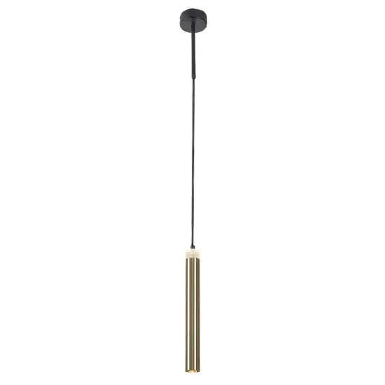 Rábalux Thelma fekete-arany LED függesztett lámpa (RAB-72238) LED 1 izzós IP20