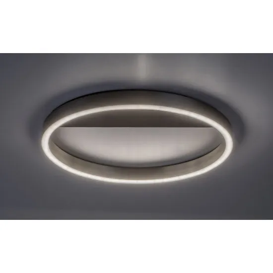 Rábalux Thrac csiszolt alumínium LED mennyezeti lámpa (RAB-71311) LED 1 izzós IP20