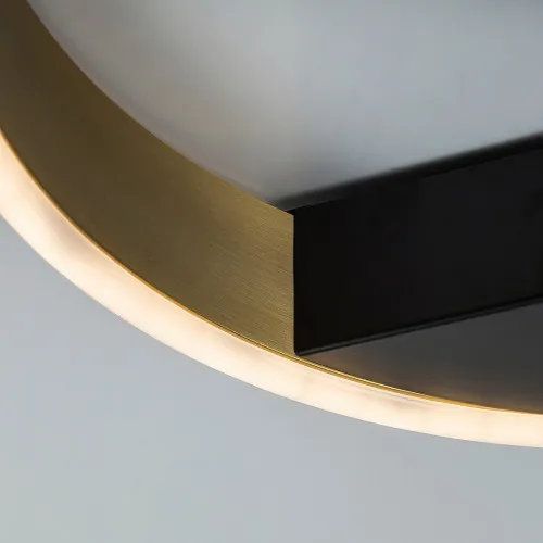 Rábalux Thric fekete-arany LED mennyezeti lámpa (RAB-71309) LED 1 izzós IP20