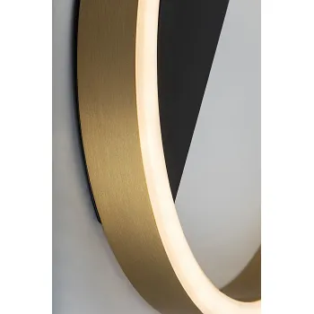 Rábalux Thric fekete-arany LED fali lámpa (RAB-71310) LED 1 izzós IP20