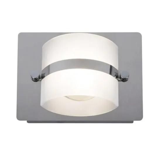 Rábalux Tony króm-opál LED fürdőszobai fali lámpa (RAB-5489) LED 1 izzós IP44