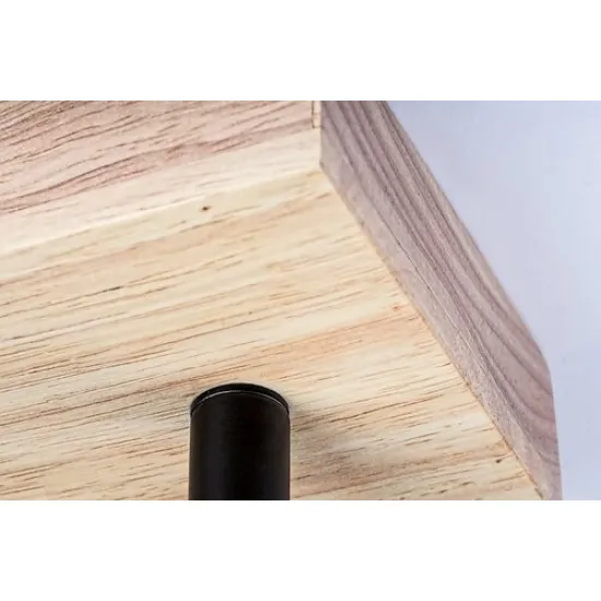 Rábalux Toras fekete-tölgy mennyezeti lámpa (RAB-73122) GU10 2 izzós IP20