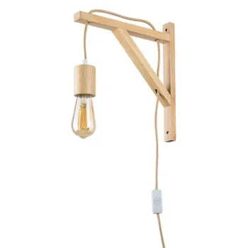 Rábalux Ubul bükk fali lámpa (RAB-71028) E27 1 izzós IP20