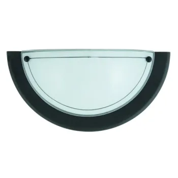 Rábalux Ufo fekete-opál fali lámpa (RAB-5163) E27 1 izzós IP20