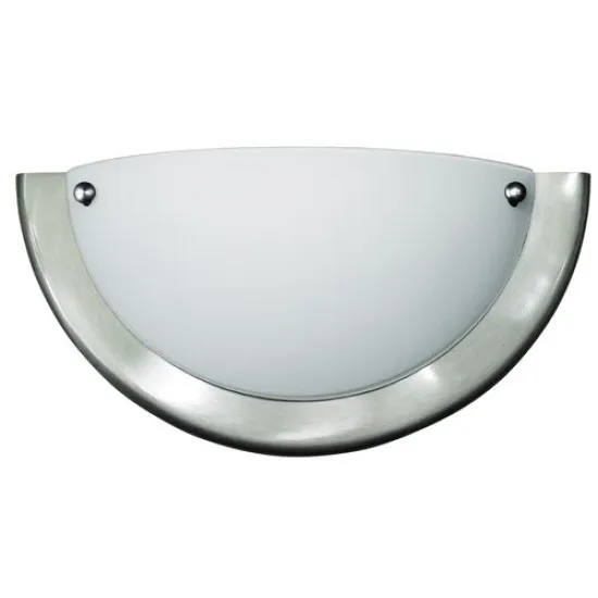 Rábalux Ufo matt króm-fehér fali lámpa (RAB-5181) E27 1 izzós IP20