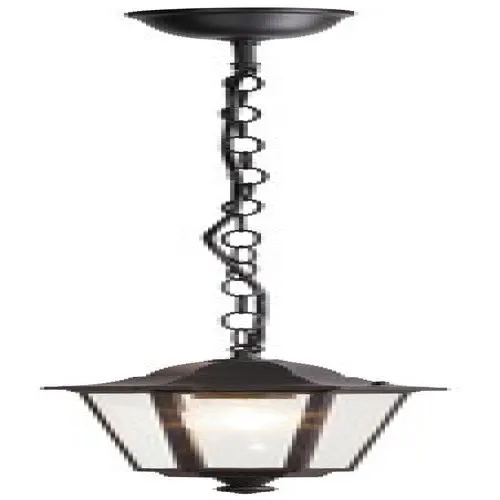 Rábalux Velence fekete kültéri függesztett lámpa (RAB-8208) E27 1 izzós IP43