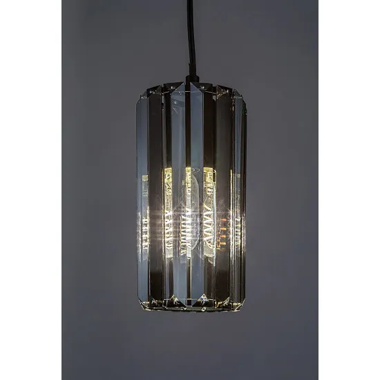 Rábalux Veness matt fekete függesztett lámpa (RAB-72254) E27 1 izzós IP20