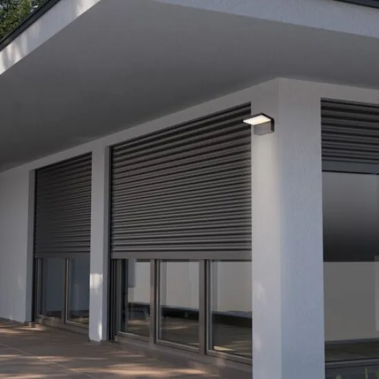 Rábalux Zaragoza fekete-fehér LED kültéri fali lámpa (RAB-77092) LED 1 izzós IP54