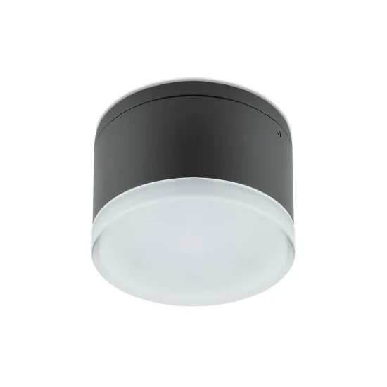 Redo Akron sötétszürke-fehér LED kültéri mennyezeti lámpa (RED-90107) LED 1 izzós IP54