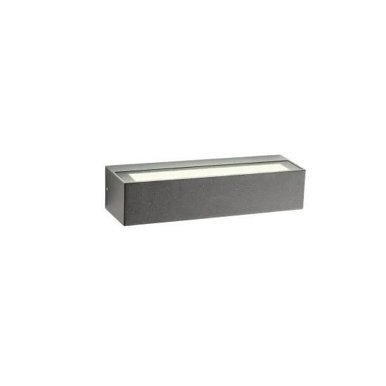 Redo Aroos sötétszürke LED kültéri fali lámpa (RED-90257) LED 1 izzós IP65