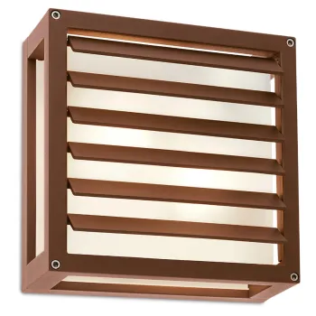 Redo Brick rozsdabarna-opál kültéri mennyezeti lámpa (RED-9895) E27 2 izzós IP54 Redo Brick rozsdabarna-opál kültéri mennyezeti lámpa (RED-9895) E27 2 izzós IP54