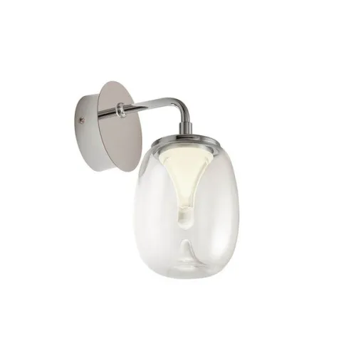 Redo Drop króm-átlátszó  LED fali lámpa (RED-01-3923) LED 1 izzós IP20