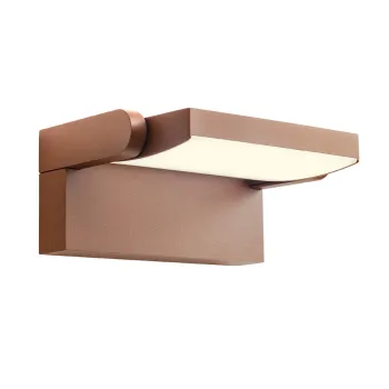 Redo Flip barna-fehér vízvédett LED kültéri fali lámpa (RED-90585) LED 1 izzós IP54 Redo Flip barna-fehér vízvédett LED kültéri fali lámpa (RED-90585) LED 1 izzós IP54