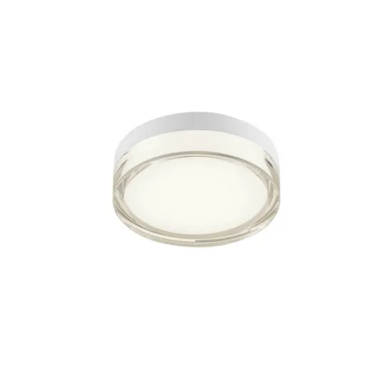 Redo Frisbi fehér vízvédett fürdőszobai LED mennyezeti lámpa (RED-01-3729) LED 1 izzós IP44