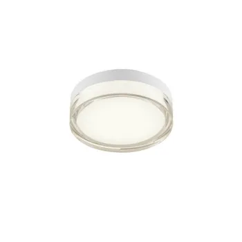 Redo Frisbi fehér vízvédett fürdőszobai LED mennyezeti lámpa (RED-01-3730) LED 1 izzós IP44