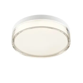 Redo Frisbi fehér vízvédett fürdőszobai LED mennyezeti lámpa (RED-01-3731) LED 1 izzós IP44