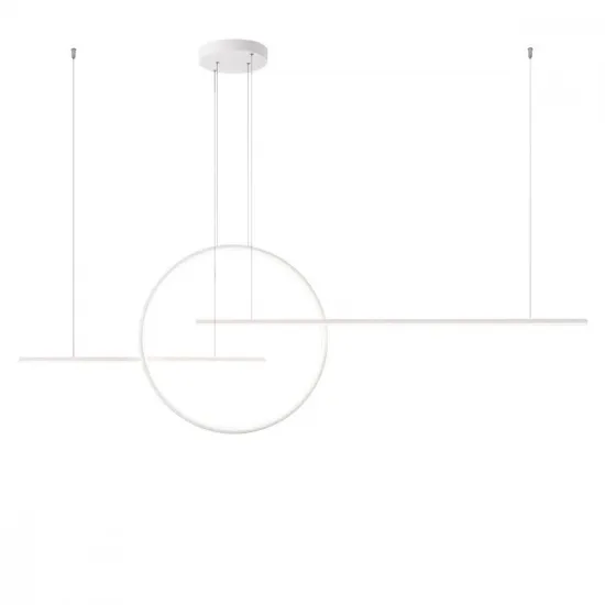 Redo Giotto fehér LED függesztett lámpa (RED-01-1849) LED 1 izzós IP20