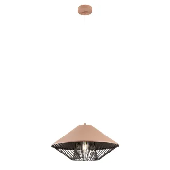 Redo Grill kávészínű-fekete függesztett lámpa (RED-01-3005) E27 1 izzós IP20