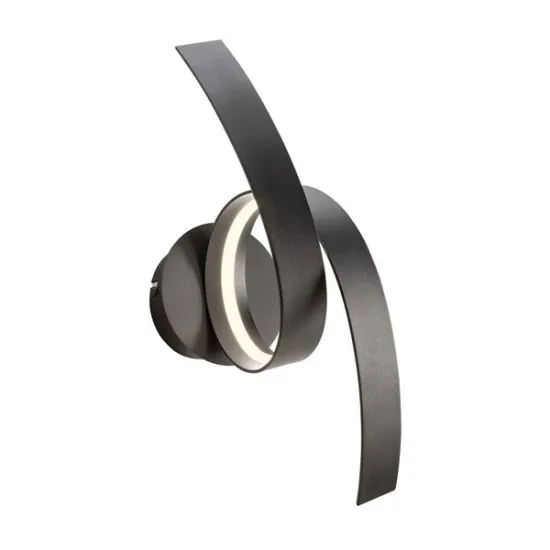 Redo Impuls fekete LED fali lámpa (RED-01-3611) LED 1 izzós IP20